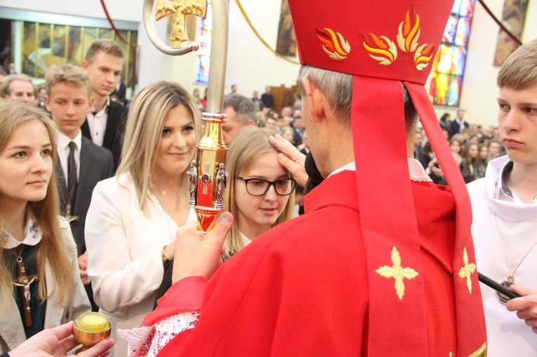 Bierzmowanie w kościele św. Pawła w Bochni