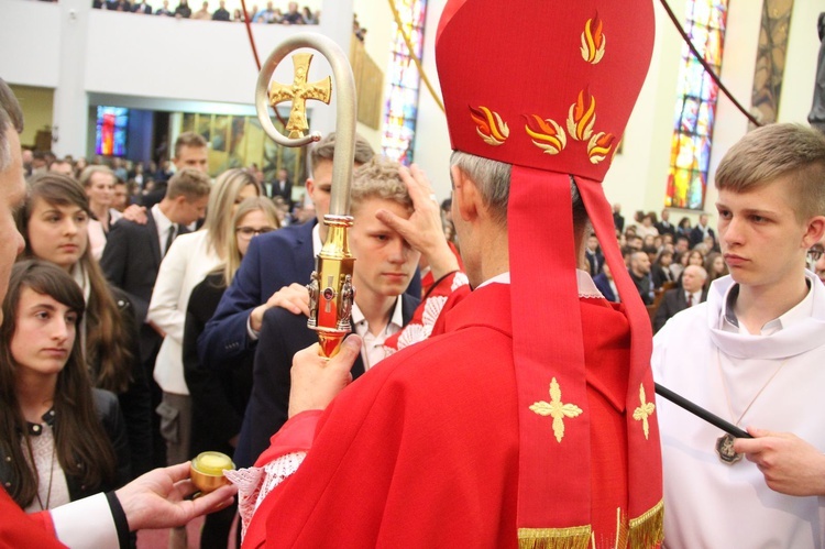 Bierzmowanie w kościele św. Pawła w Bochni