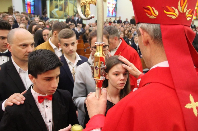 Bierzmowanie w kościele św. Pawła w Bochni