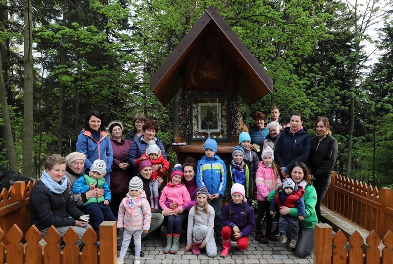 Nabożeństwo majowe w górach