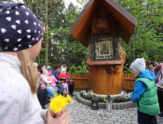 Nabożeństwo majowe w górach