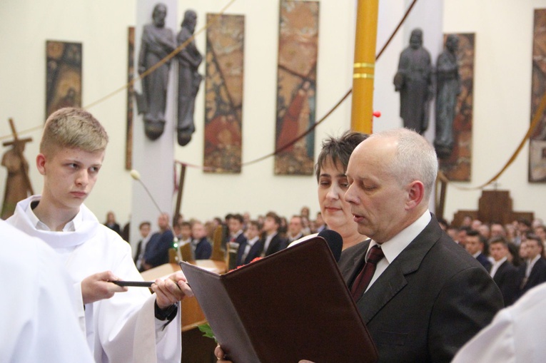 Bierzmowanie w kościele św. Pawła w Bochni