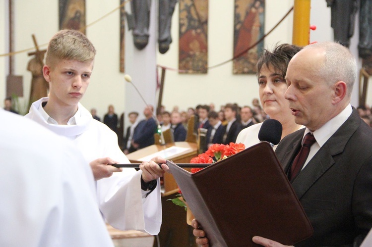 Bierzmowanie w kościele św. Pawła w Bochni