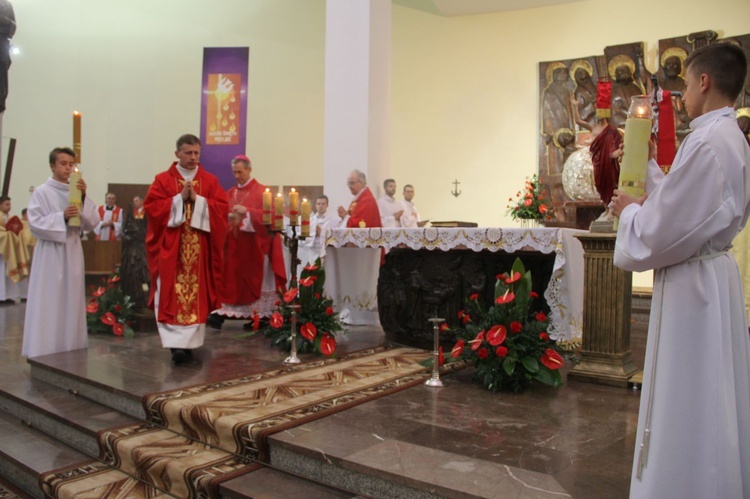 Bierzmowanie w kościele św. Pawła w Bochni