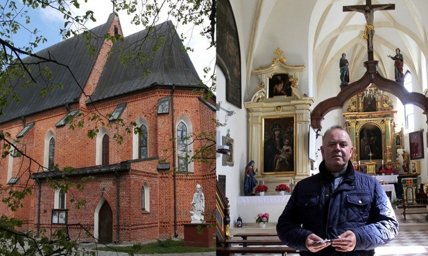 Ks. Adam Lemieszek, proboszcz parafii w Piotrawinie, zaprasza do zwiedzania sanktuarium oraz muzeum parafialnego.