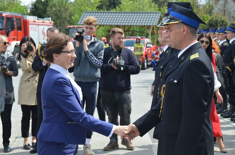 Uroczystości strażackie w Sandomierzu 