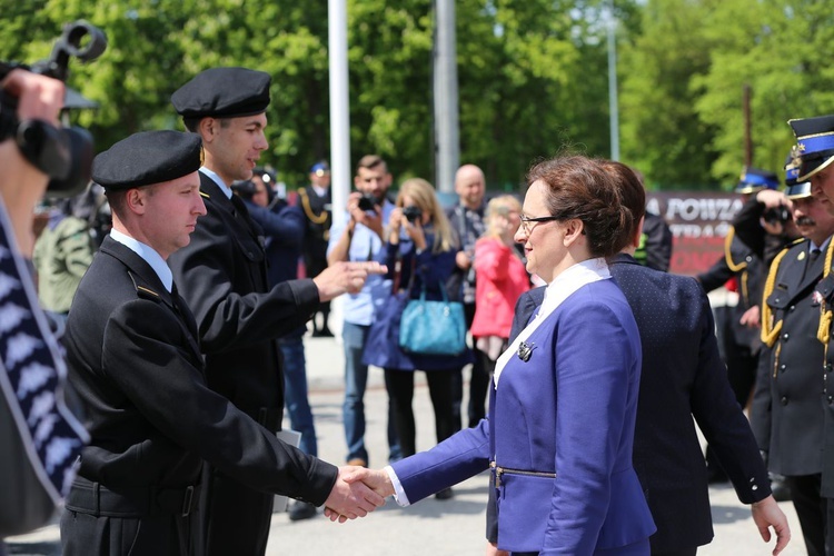 Uroczystości strażackie w Sandomierzu 