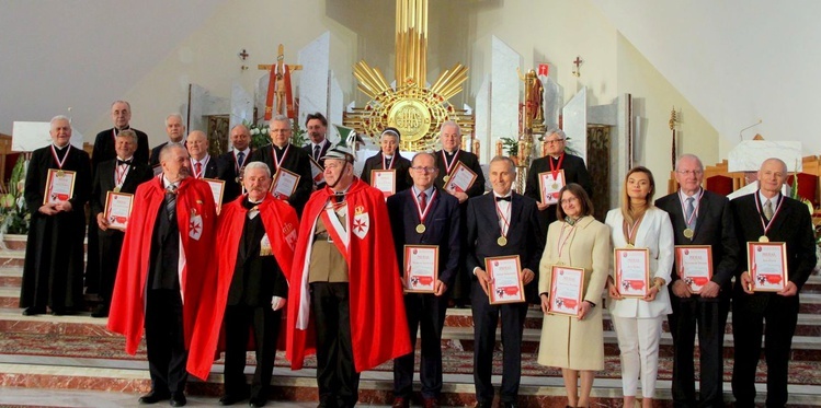 Wręczenie medali Podkarpackiej Komandorii Bractwa Orderu św. Stanisława