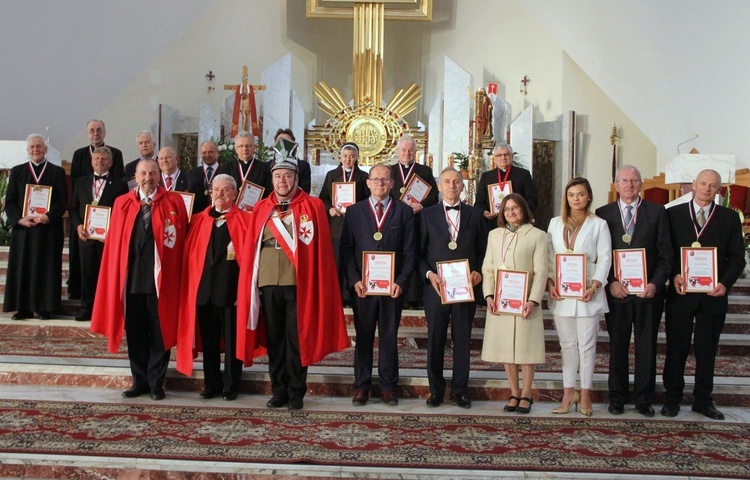 Wręczenie medali Podkarpackiej Komandorii Bractwa Orderu św. Stanisława