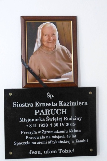 Pożegnanie śp. s. Ernesty Paruch