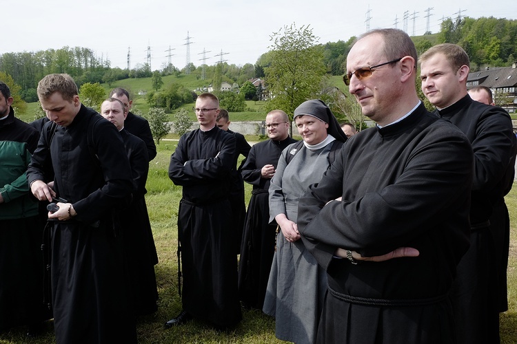 Klerycy seminarium salwatoriańskiego śladami ojca Franciszka Jordana