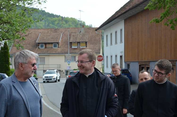 Klerycy seminarium salwatoriańskiego śladami ojca Franciszka Jordana