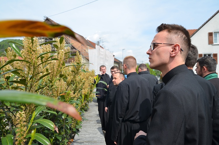 Klerycy seminarium salwatoriańskiego śladami ojca Franciszka Jordana