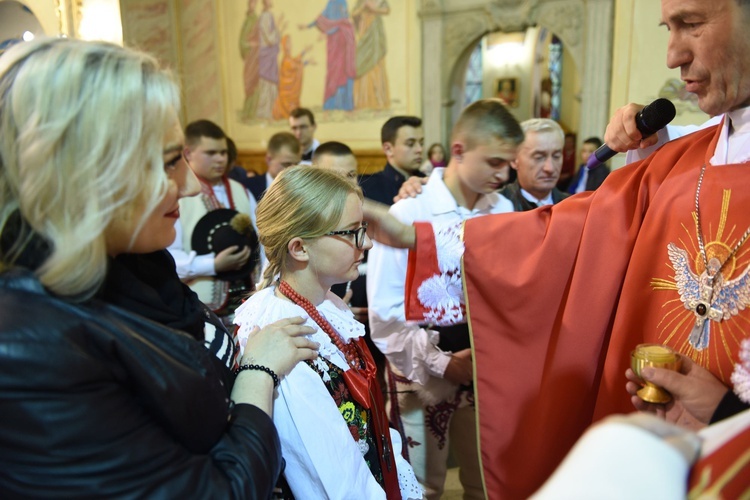 Bierzmowanie w Łącku