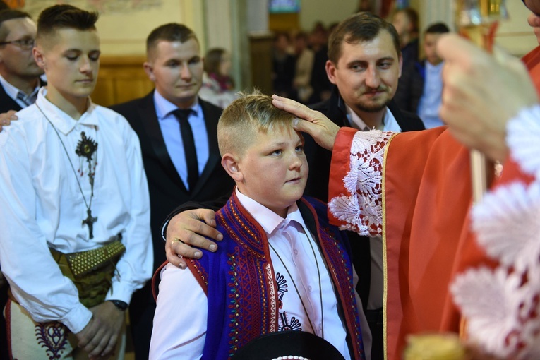 Bierzmowanie w Łącku