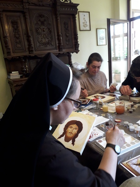 Drugi kurs pisania ikon w Jawiszowicach - maj 2019