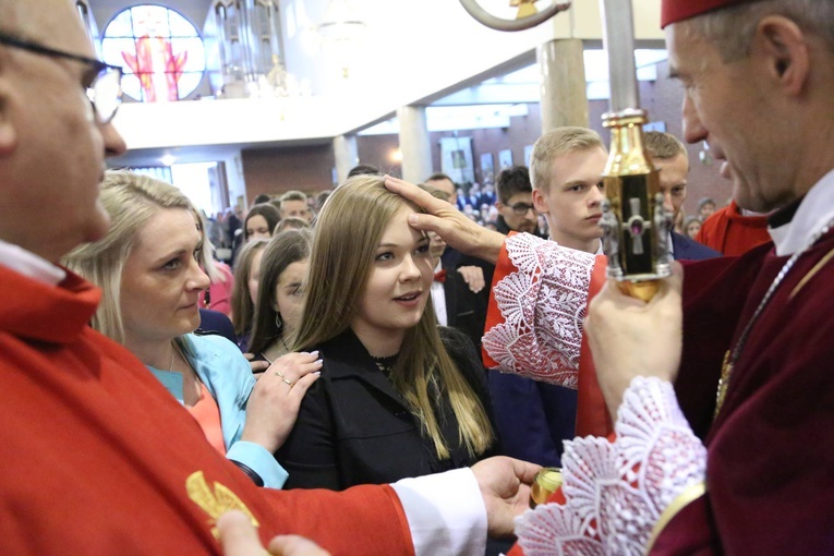 Bierzmowanie w Strzelcach Wielkich