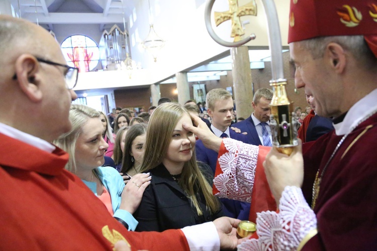 Bierzmowanie w Strzelcach Wielkich