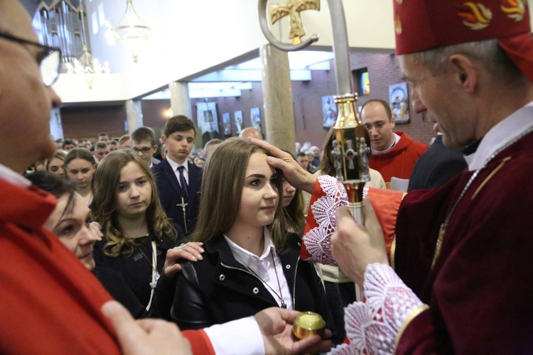 Bierzmowanie w Strzelcach Wielkich