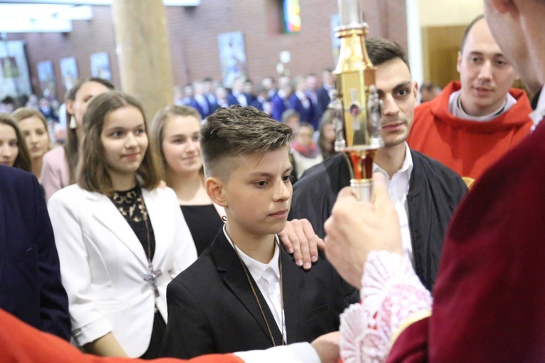 Bierzmowanie w Strzelcach Wielkich
