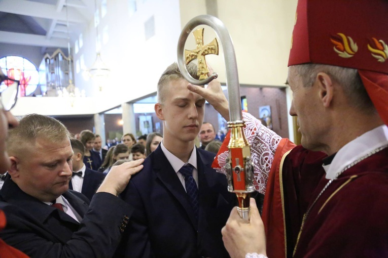 Bierzmowanie w Strzelcach Wielkich