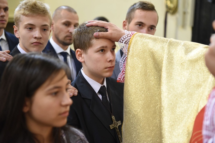 Bierzmowanie w Radomyślu Wielkim