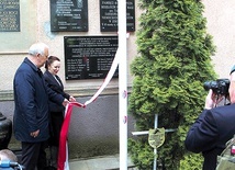 Odsłonięcie tablicy odbyło się z udziałem rodziny kpt. Włodzimierza Kolanowskiego.