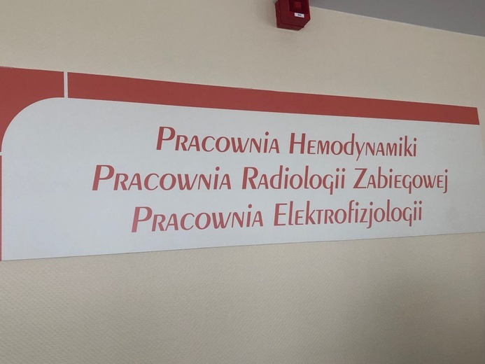 Poświęcenie pracowni hemodynamiki i elektrofizjologii 