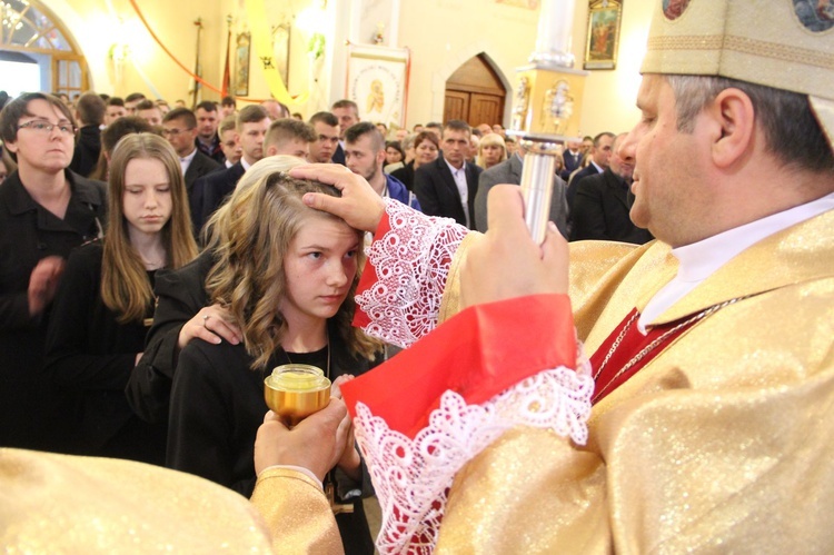 Bierzmowanie w Wadowicach Górnych