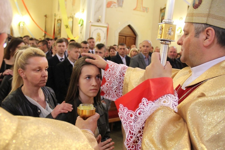 Bierzmowanie w Wadowicach Górnych