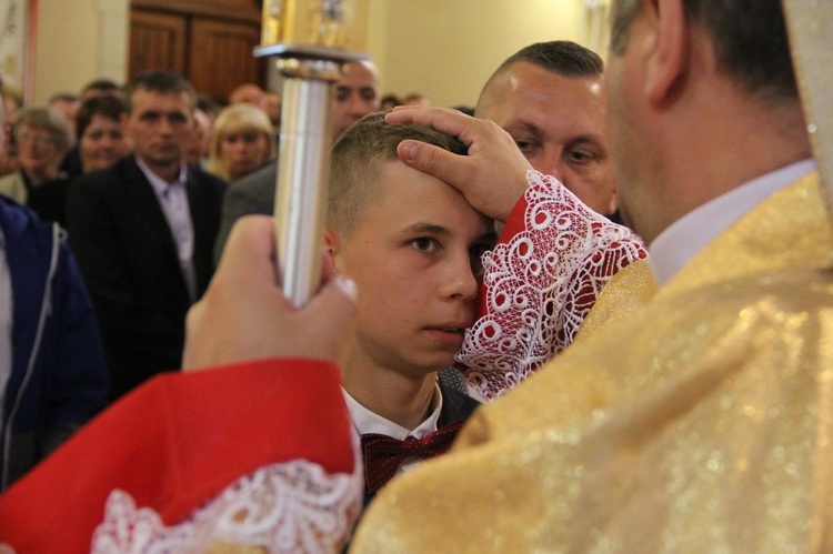 Bierzmowanie w Wadowicach Górnych