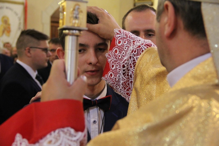 Bierzmowanie w Wadowicach Górnych