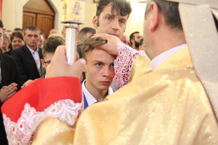 Bierzmowanie w Wadowicach Górnych