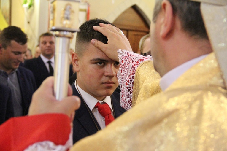 Bierzmowanie w Wadowicach Górnych