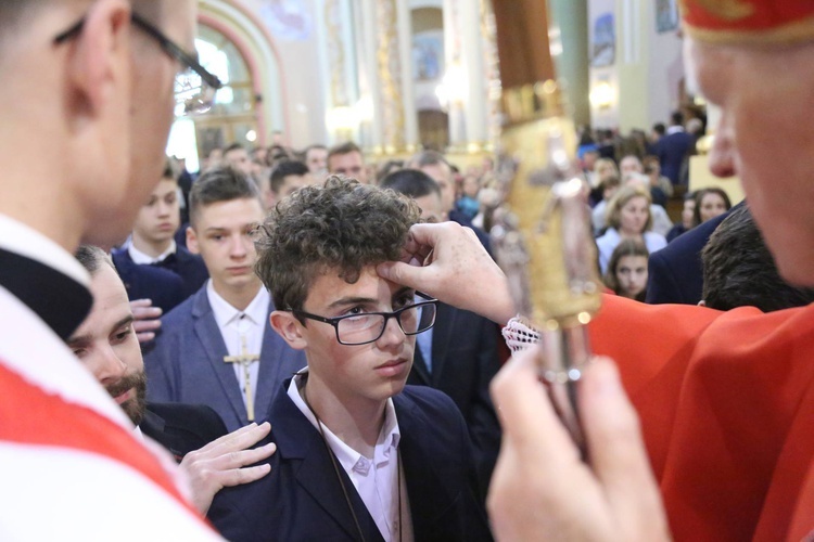 Bierzmowanie w Porąbce Uszewskiej