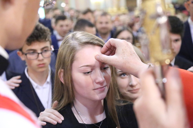 Bierzmowanie w Porąbce Uszewskiej