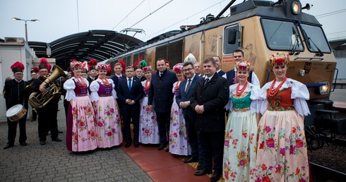 Katowice-Warszawa: Pociąg do Śląska zawitał do stolicy [ZDJĘCIA]