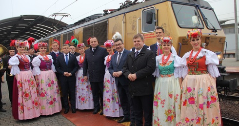 Katowice. Wyruszył "Pociąg do Śląska. Śląsk dla Polski"