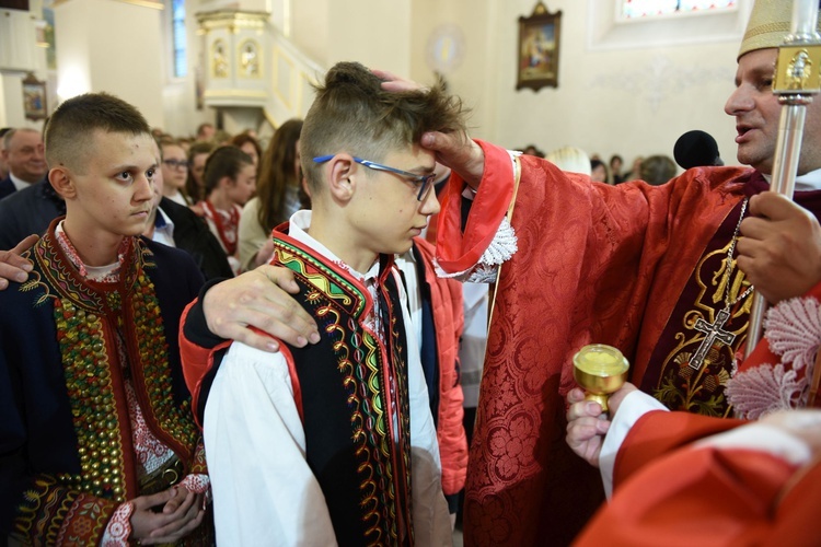 Bierzmowanie w Podegrodziu