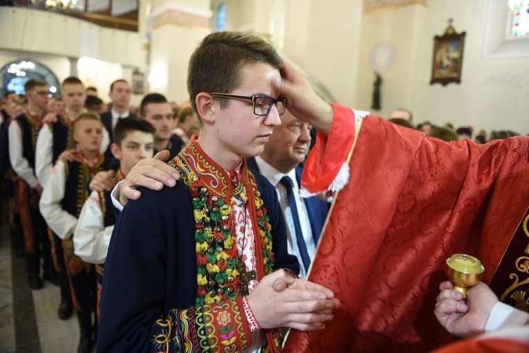 Bierzmowanie w Podegrodziu