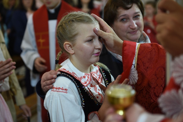 Bierzmowanie w Podegrodziu