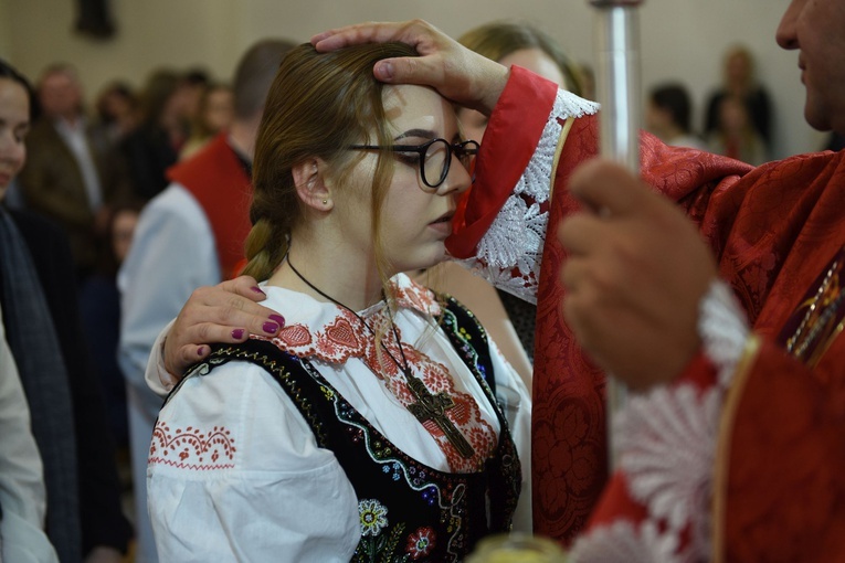 Bierzmowanie w Podegrodziu