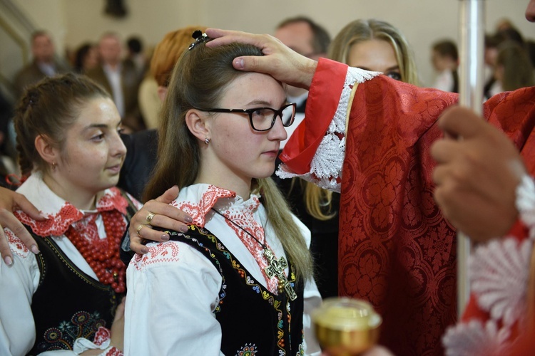 Bierzmowanie w Podegrodziu