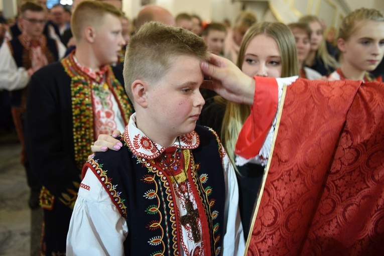 Bierzmowanie w Podegrodziu