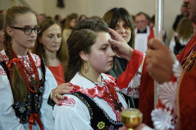 Bierzmowanie w Podegrodziu