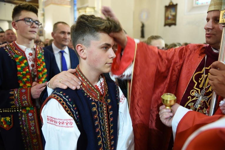 Bierzmowanie w Podegrodziu