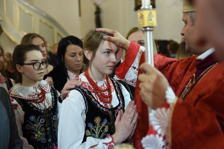 Bierzmowanie w Podegrodziu