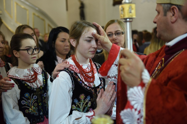 Bierzmowanie w Podegrodziu