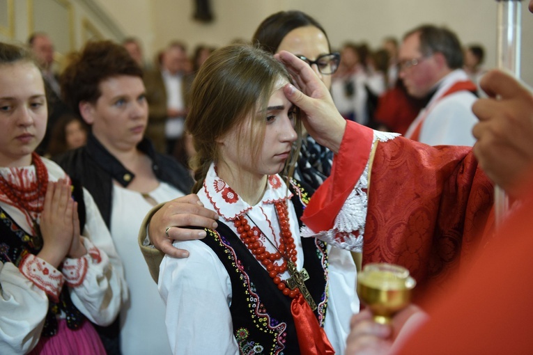 Bierzmowanie w Podegrodziu