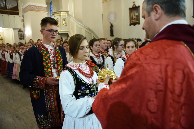 Bierzmowanie w Podegrodziu
